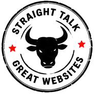 Straight talk, great websites badge